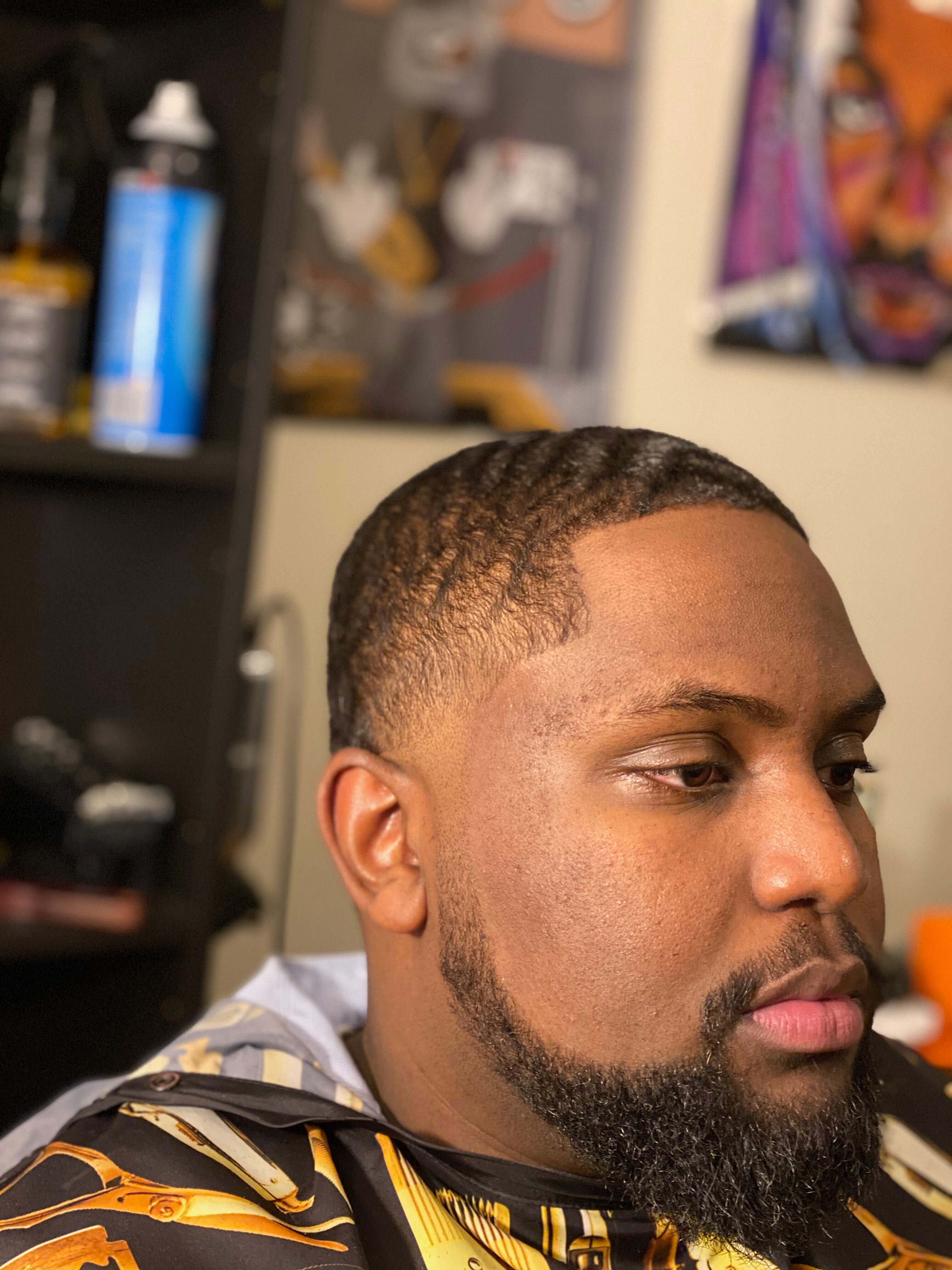 Client haircut from The Barber Shock portfolio